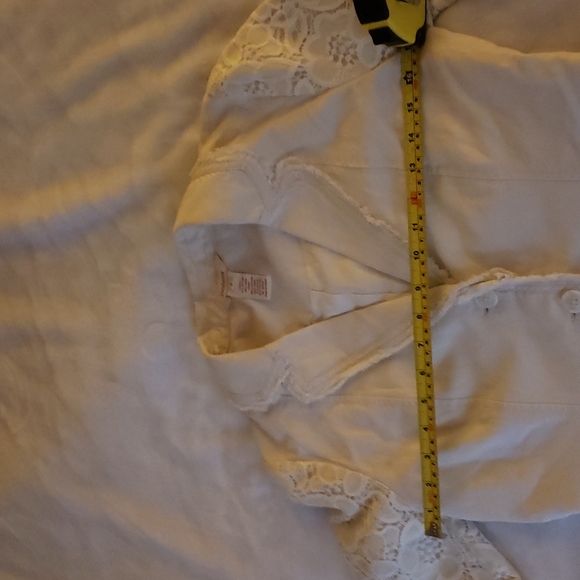 SUNDANCE Ecru Lace Jacket SZ. 2 - Picture 8 of 8